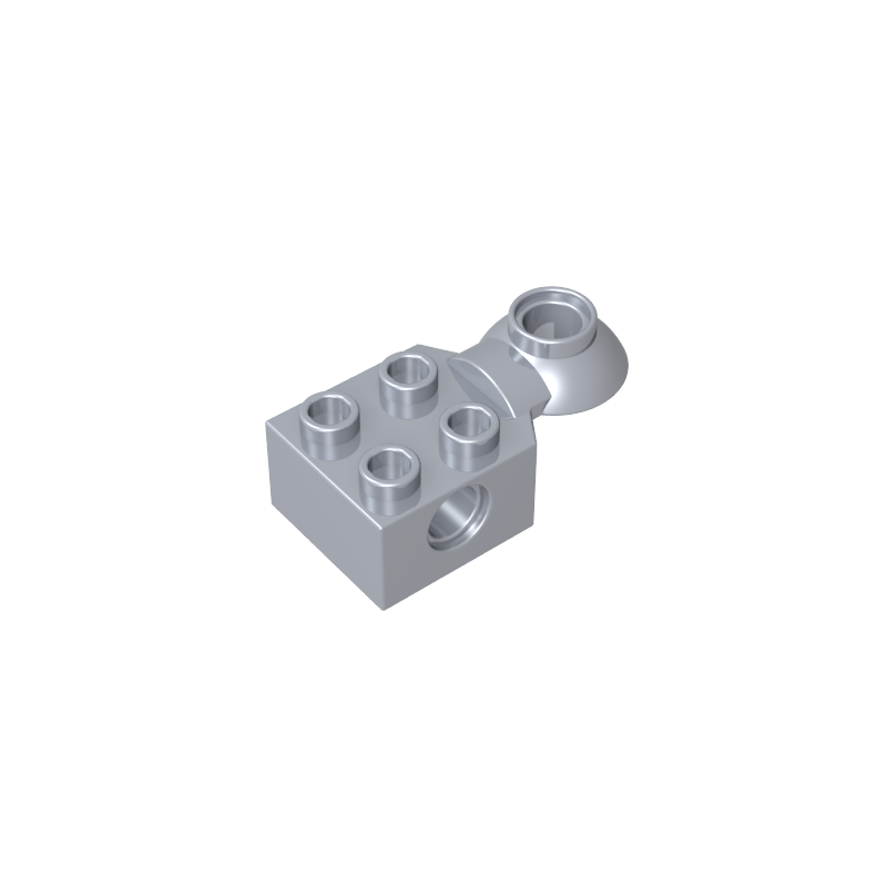 48170 | Technical Brick Modified 2 x 2 with Pin Hole and Rotation Joint Ball Half Horizontal