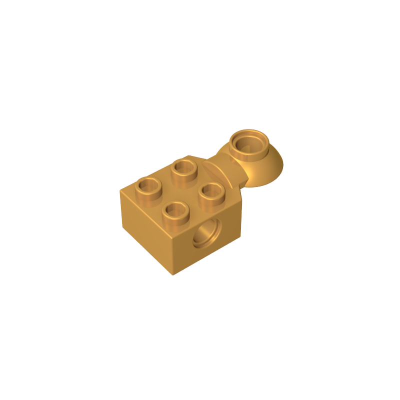 48170 | Technical Brick Modified 2 x 2 with Pin Hole and Rotation Joint Ball Half Horizontal