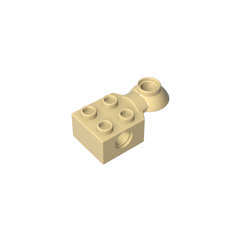 48170 | Technical Brick Modified 2 x 2 with Pin Hole and Rotation Joint Ball Half Horizontal