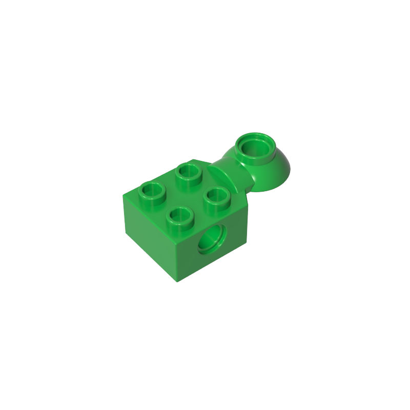 48170 | Technical Brick Modified 2 x 2 with Pin Hole and Rotation Joint Ball Half Horizontal