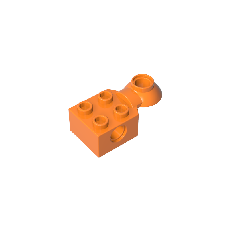 48170 | Technical Brick Modified 2 x 2 with Pin Hole and Rotation Joint Ball Half Horizontal