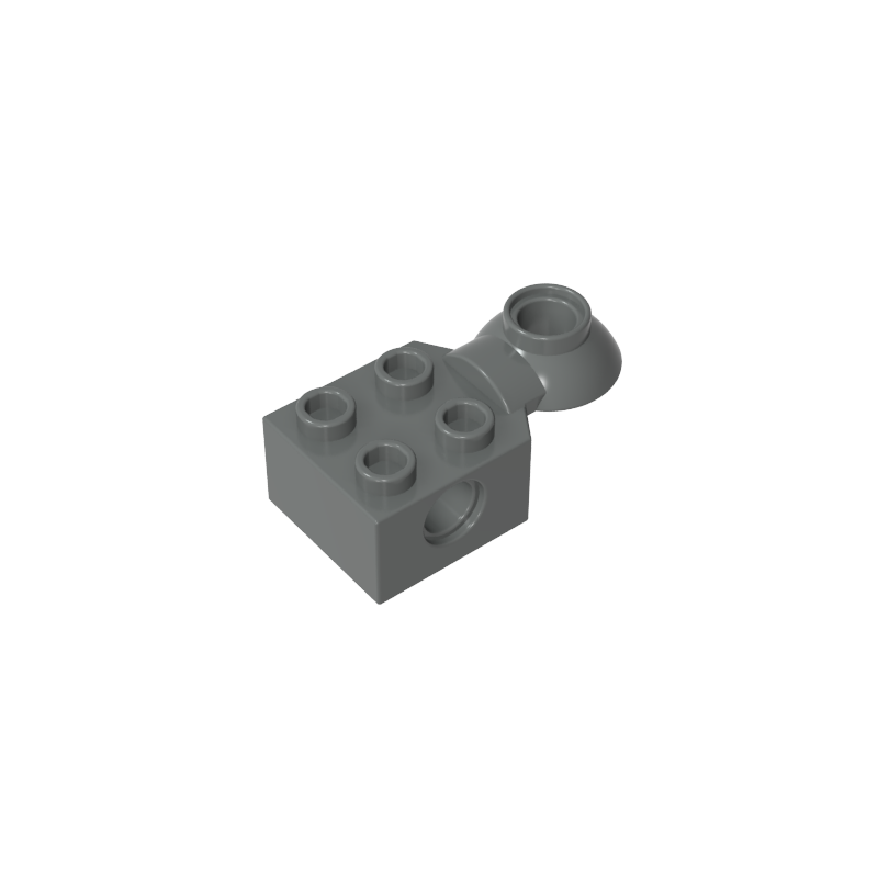 48170 | Technical Brick Modified 2 x 2 with Pin Hole and Rotation Joint Ball Half Horizontal