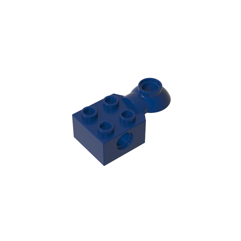 48170 | Technical Brick Modified 2 x 2 with Pin Hole and Rotation Joint Ball Half Horizontal
