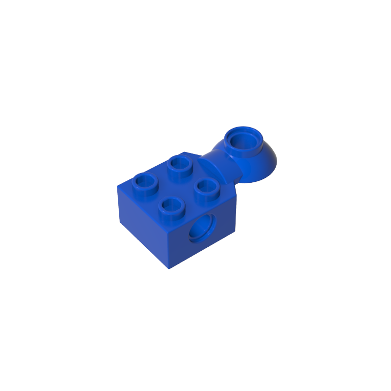 48170 | Technical Brick Modified 2 x 2 with Pin Hole and Rotation Joint Ball Half Horizontal