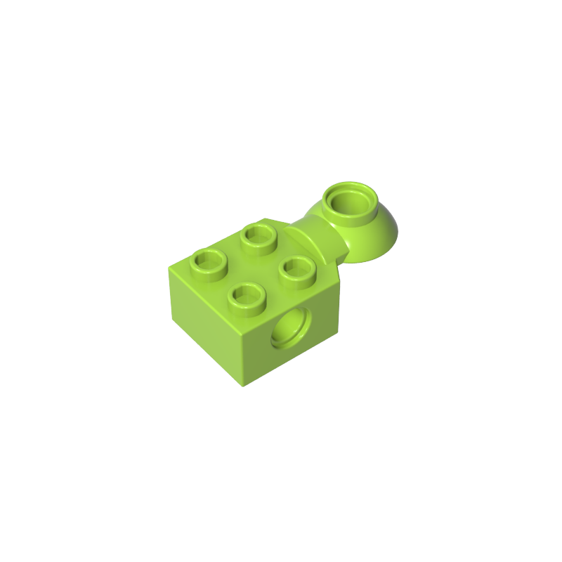 48170 | Technical Brick Modified 2 x 2 with Pin Hole and Rotation Joint Ball Half Horizontal