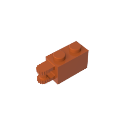 30540 | Hinge Brick 1 x 2 Locking with 2 Fingers Horizontal End