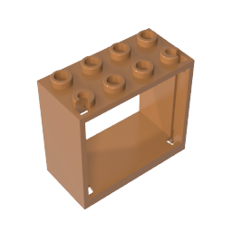 60598 | Window 2 x 4 x 3 - Hollow Studs