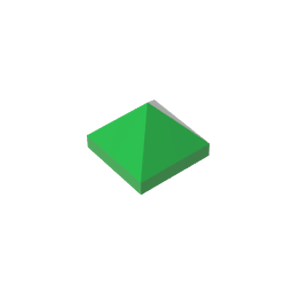 22388 | Slope 45 1 x 1 x 2/3 Quadruple Convex Pyramid