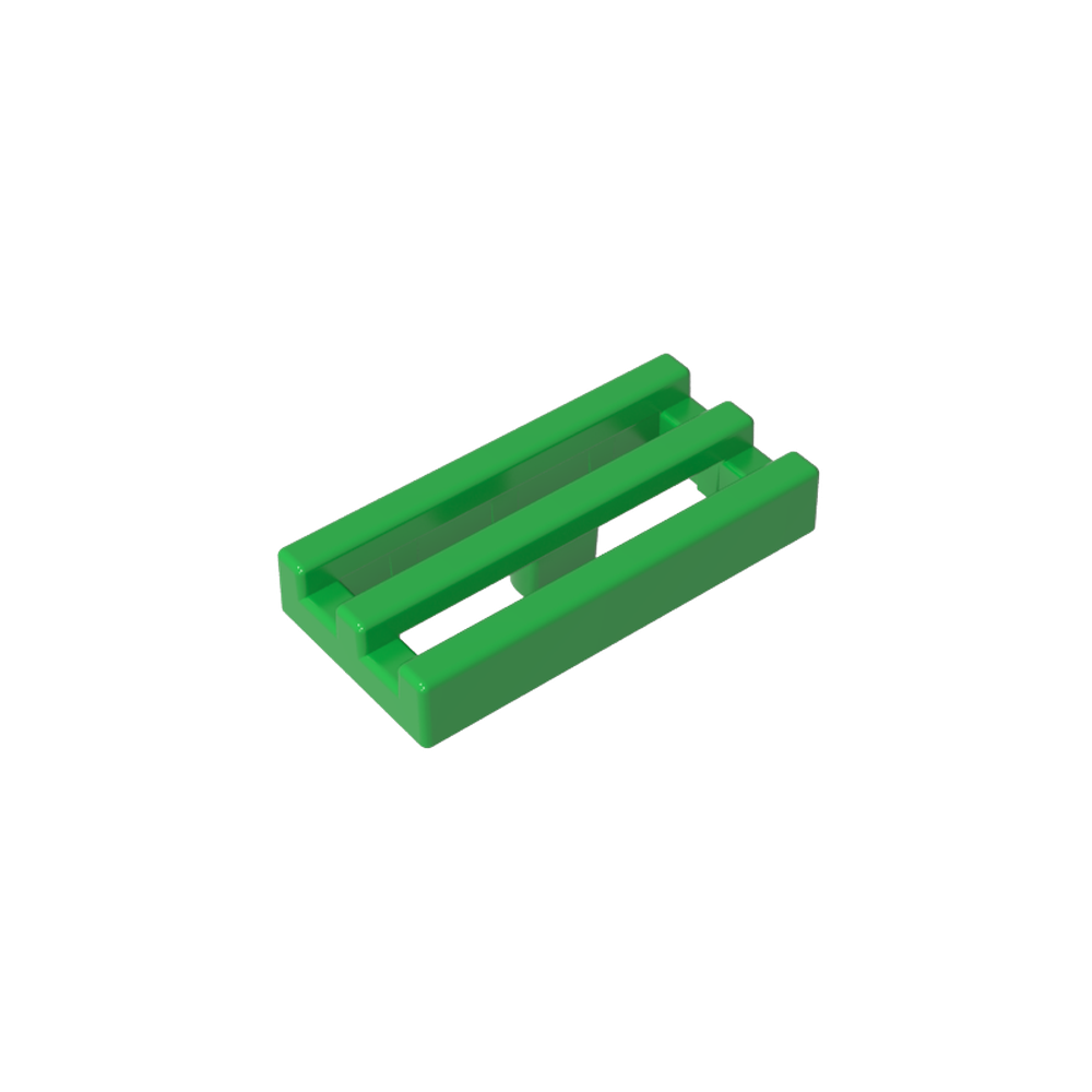 2412b | Tile, Modified 1 x 2 Grille without Bottom Groove / Lip
