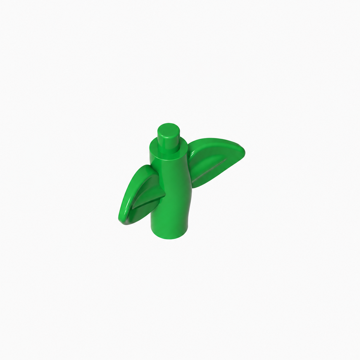 1747 | Plant Stem / Stalk with Bar, Bar Holder, and 2 Leaves