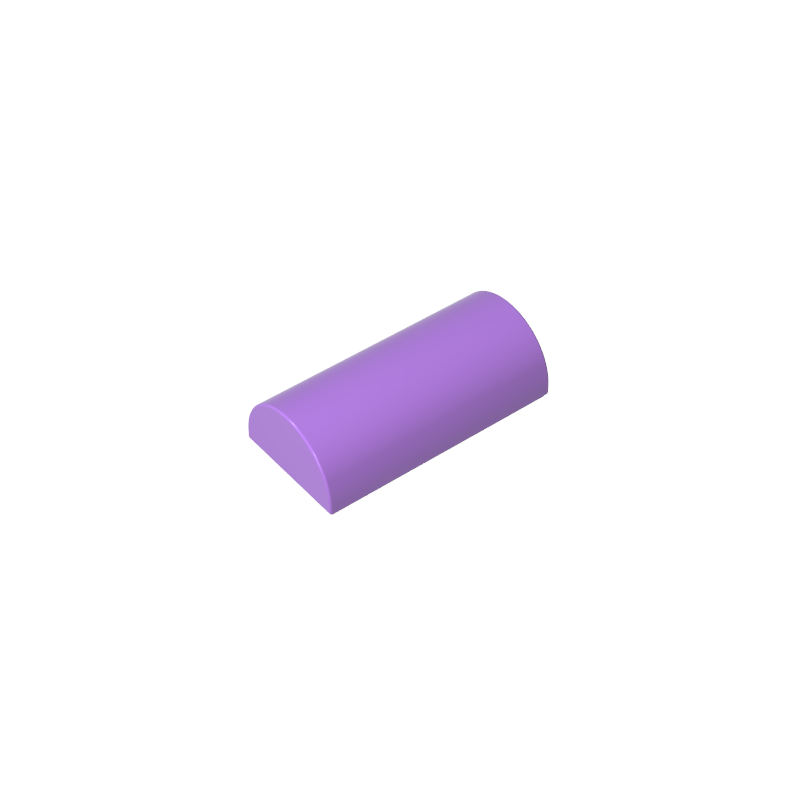 6192b | Slope, Curved 2 x 4 Double with Groove