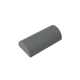 6192b | Slope, Curved 2 x 4 Double with Groove