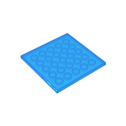 10202 | Tile 6 x 6 with Bottom Tubes