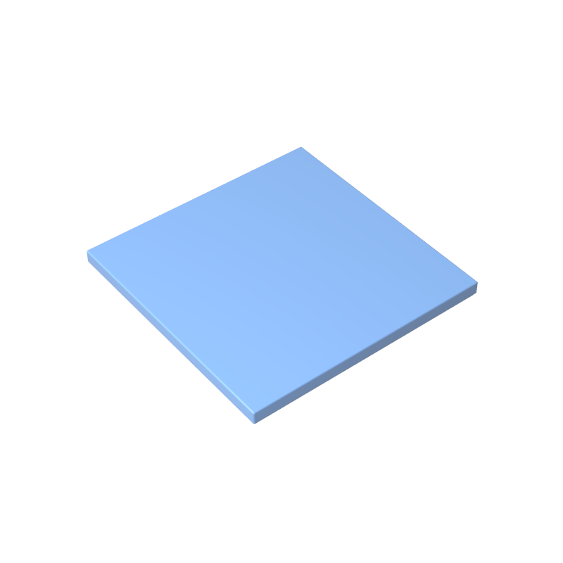 10202 | Tile 6 x 6 with Bottom Tubes