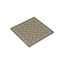 10202 | Tile 6 x 6 with Bottom Tubes