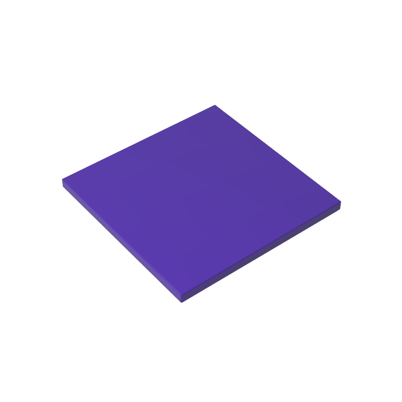 10202 | Tile 6 x 6 with Bottom Tubes