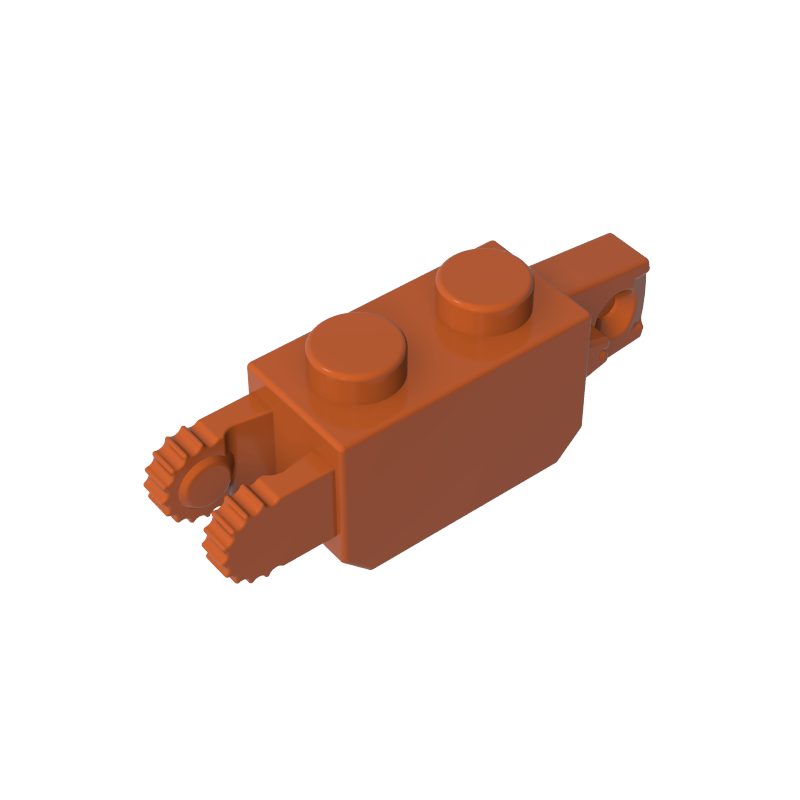 30386 | Hinge Brick 1 x 2 Locking with 1 Finger Vertical End and 2 Fingers Vertical End