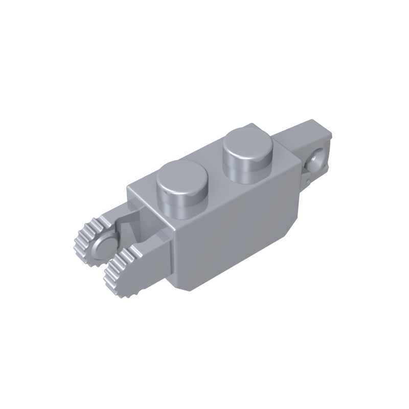30386 | Hinge Brick 1 x 2 Locking with 1 Finger Vertical End and 2 Fingers Vertical End