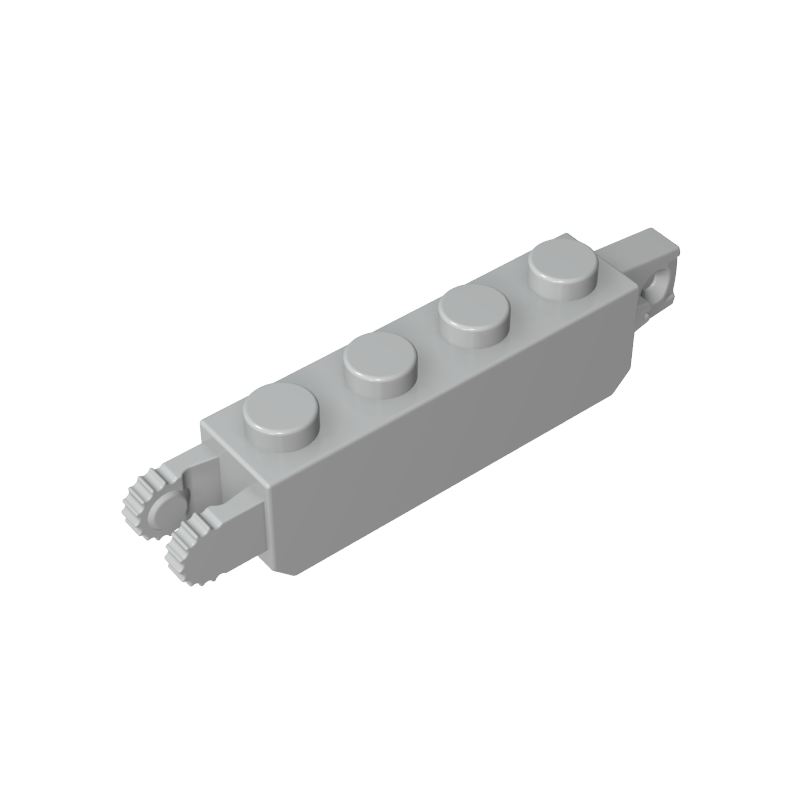 30387 | Hinge Brick 1 x 4 Locking with 1 Finger Vertical End and 2 Fingers Vertical End