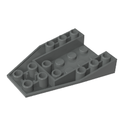 4856b | Wedge 6 x 4 Triple Inverted with Connections between 4 Studs