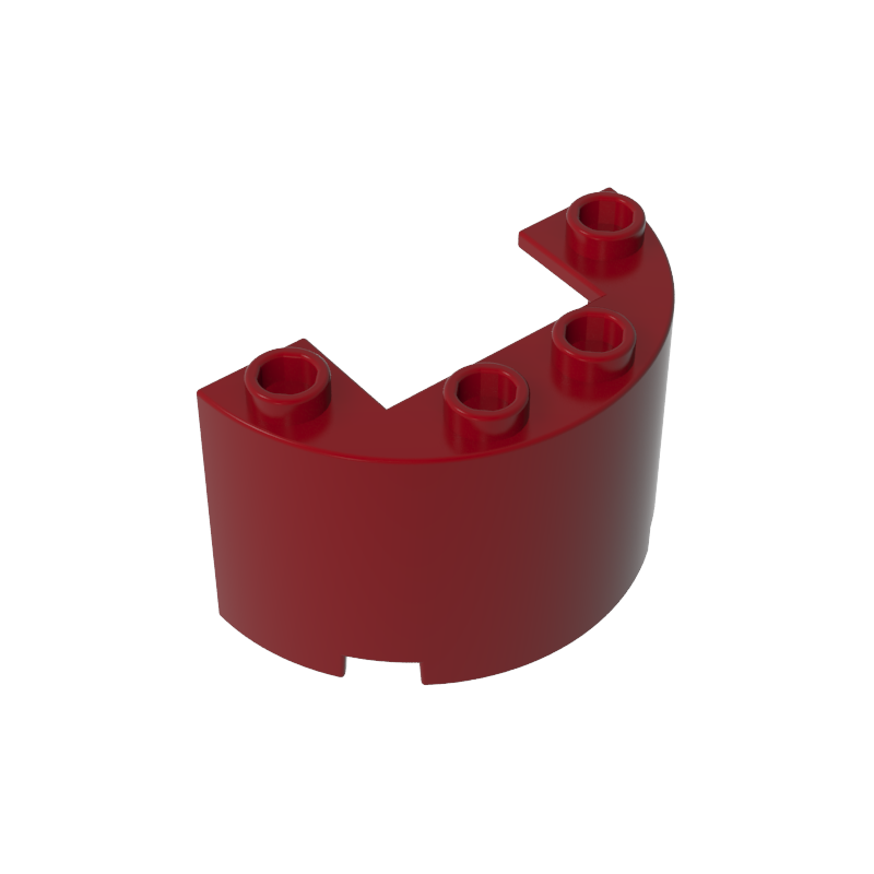 24593 | Cylinder Half 2 x 4 x 2 with 1 x 2 Cutout