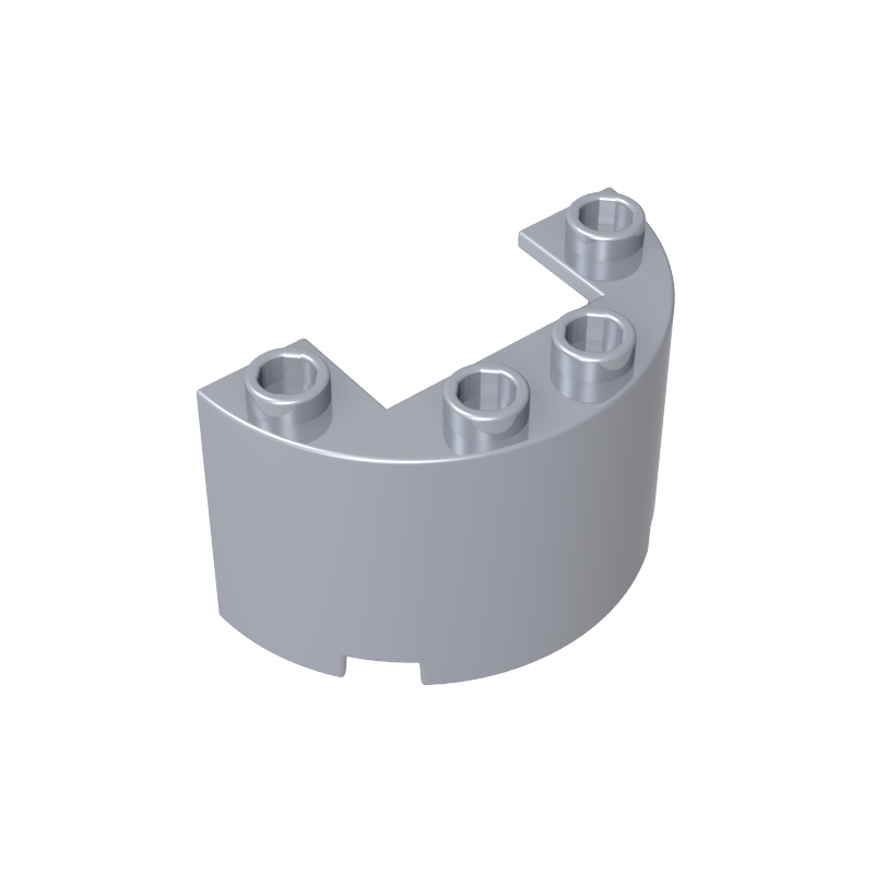 24593 | Cylinder Half 2 x 4 x 2 with 1 x 2 Cutout