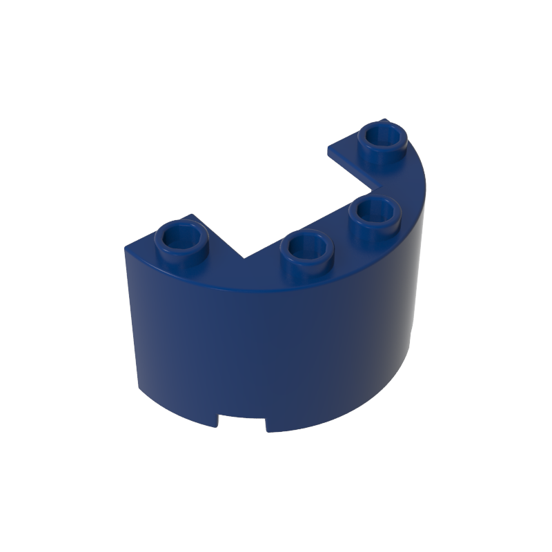24593 | Cylinder Half 2 x 4 x 2 with 1 x 2 Cutout