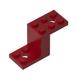 76766 | Bracket 5 x 2 x 2 1/3 with 2 Holes