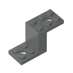 76766 | Bracket 5 x 2 x 2 1/3 with 2 Holes