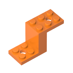 76766 | Bracket 5 x 2 x 2 1/3 with 2 Holes