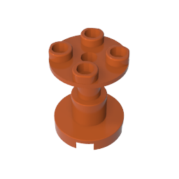 3940b | Support 2 x 2 x 2 Stand with Complete Hole