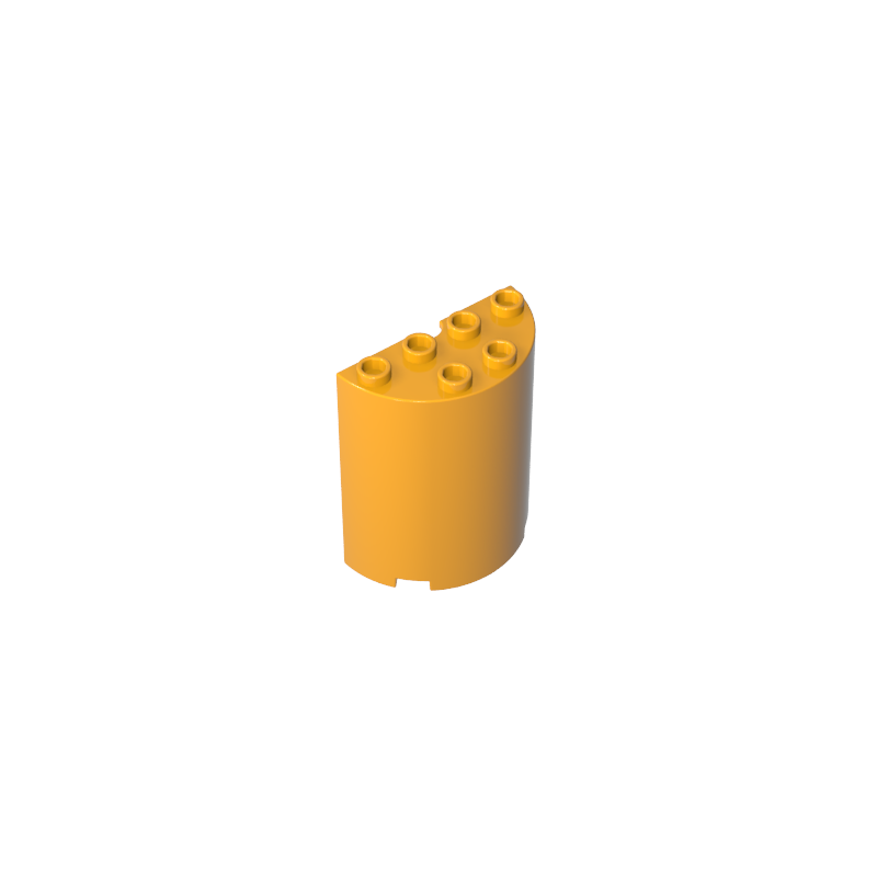6259 | Cylinder Half 2 x 4 x 4