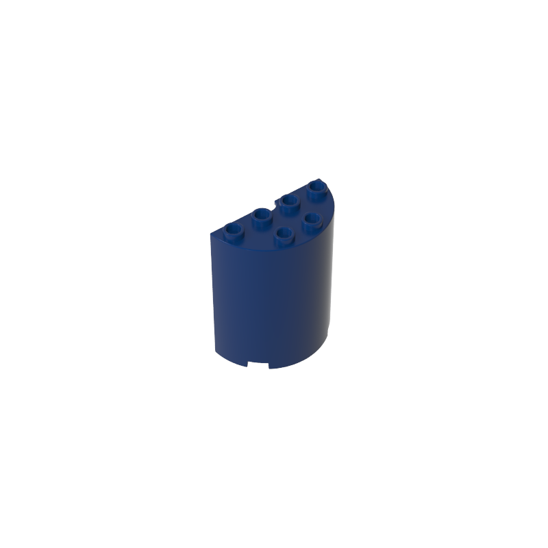 6259 | Cylinder Half 2 x 4 x 4