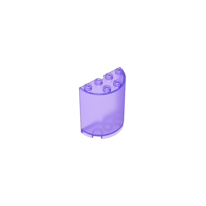 6259 | Cylinder Half 2 x 4 x 4