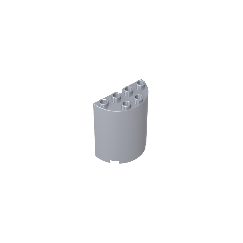 6259 | Cylinder Half 2 x 4 x 4