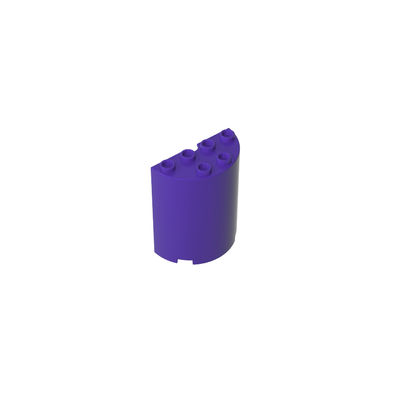 6259 | Cylinder Half 2 x 4 x 4