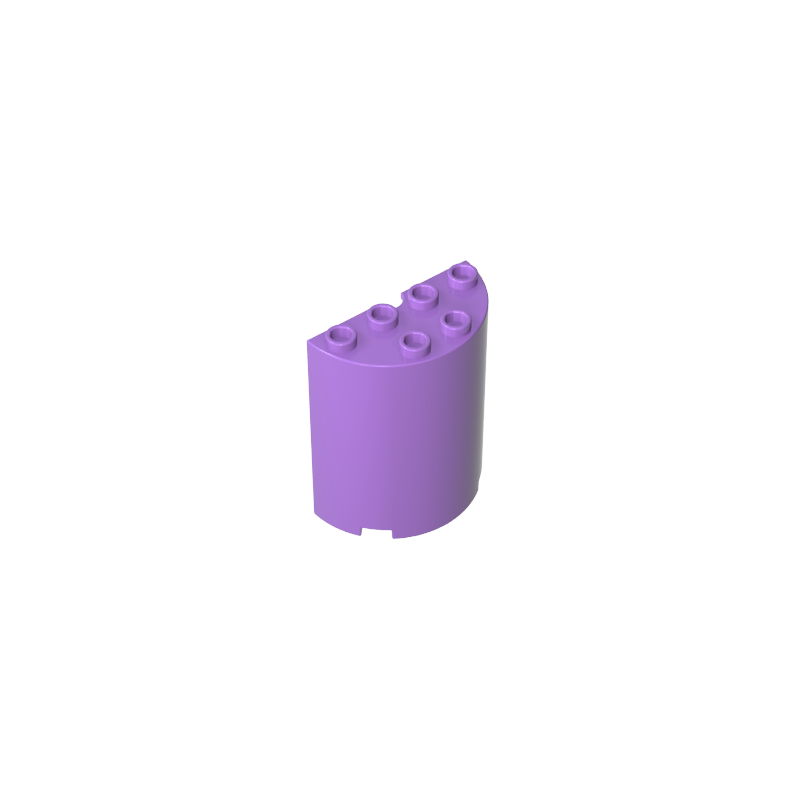 6259 | Cylinder Half 2 x 4 x 4