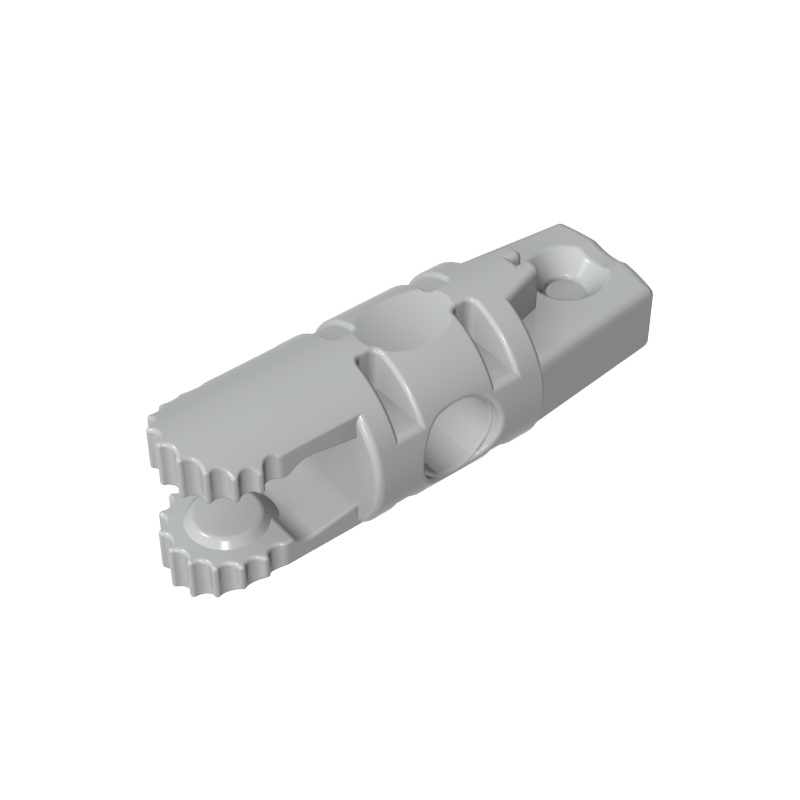 30554b | Hinge Cylinder 1 x 3 Locking with 1 Finger and 2 Fingers on Ends, without Hole