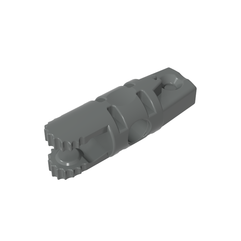 30554b | Hinge Cylinder 1 x 3 Locking with 1 Finger and 2 Fingers on Ends, without Hole