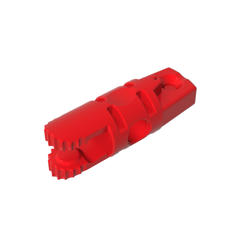 30554b | Hinge Cylinder 1 x 3 Locking with 1 Finger and 2 Fingers on Ends, without Hole