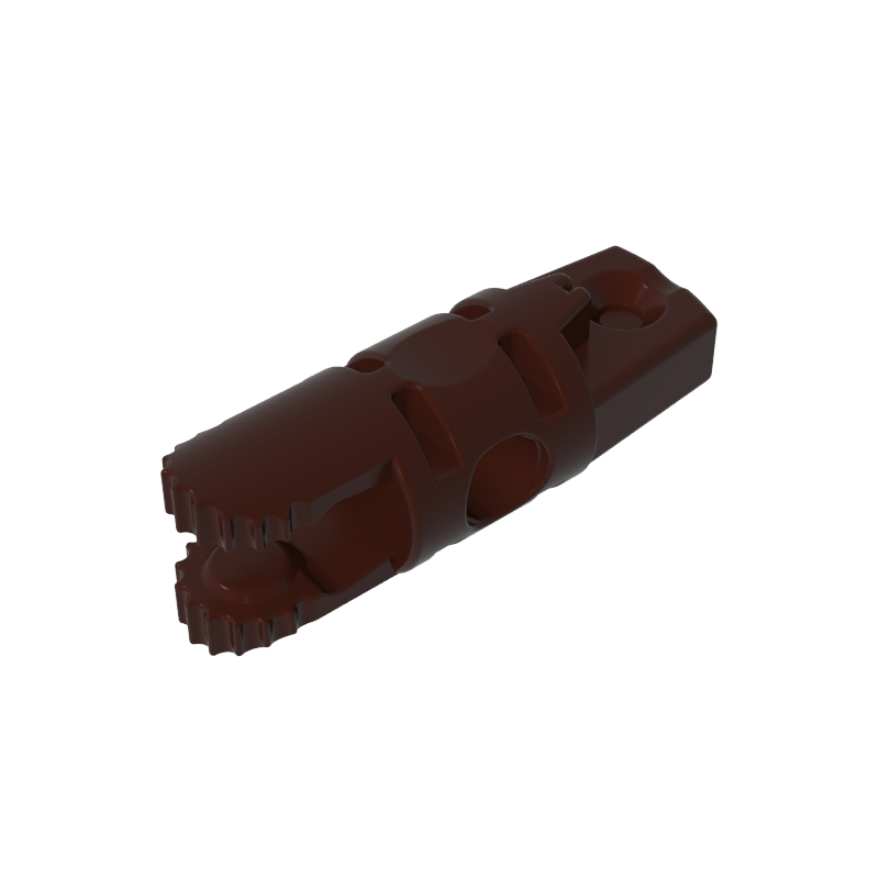 30554b | Hinge Cylinder 1 x 3 Locking with 1 Finger and 2 Fingers on Ends, without Hole