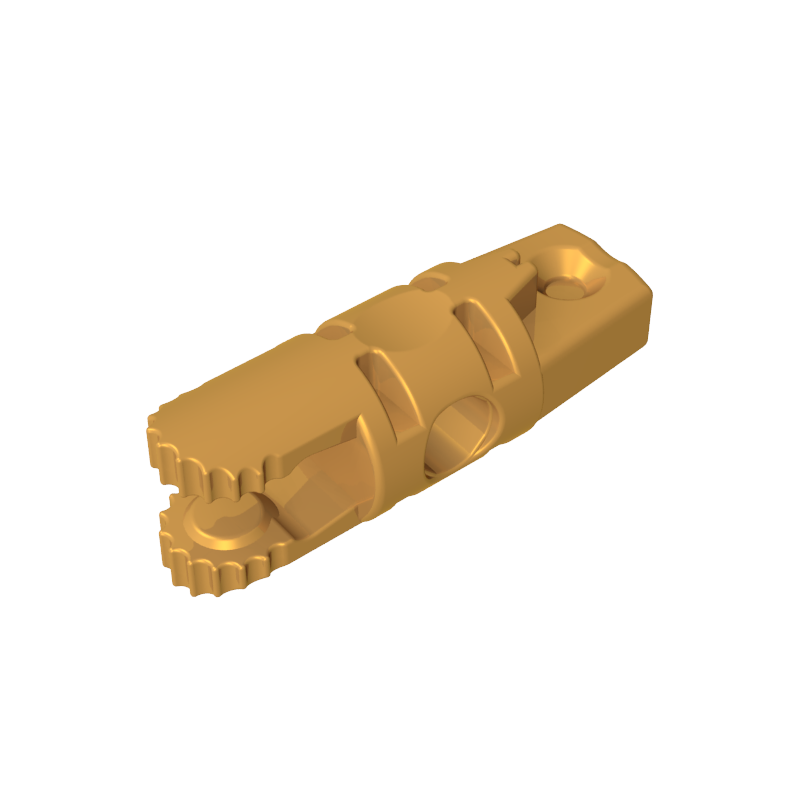 30554b | Hinge Cylinder 1 x 3 Locking with 1 Finger and 2 Fingers on Ends, without Hole