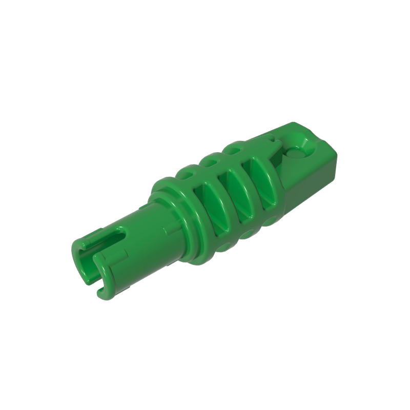 41532 | Hinge Cylinder 1 x 3 Locking with 1 Finger and Pin with Round Hole and Friction Ridges on Ends