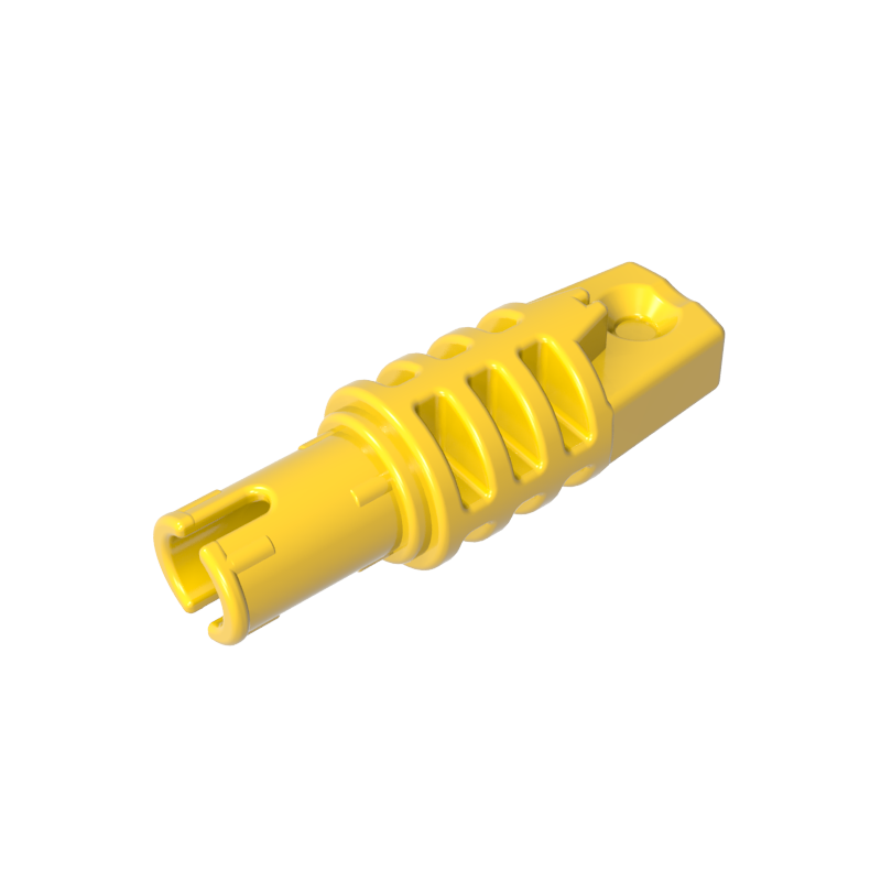 41532 | Hinge Cylinder 1 x 3 Locking with 1 Finger and Pin with Round Hole and Friction Ridges on Ends