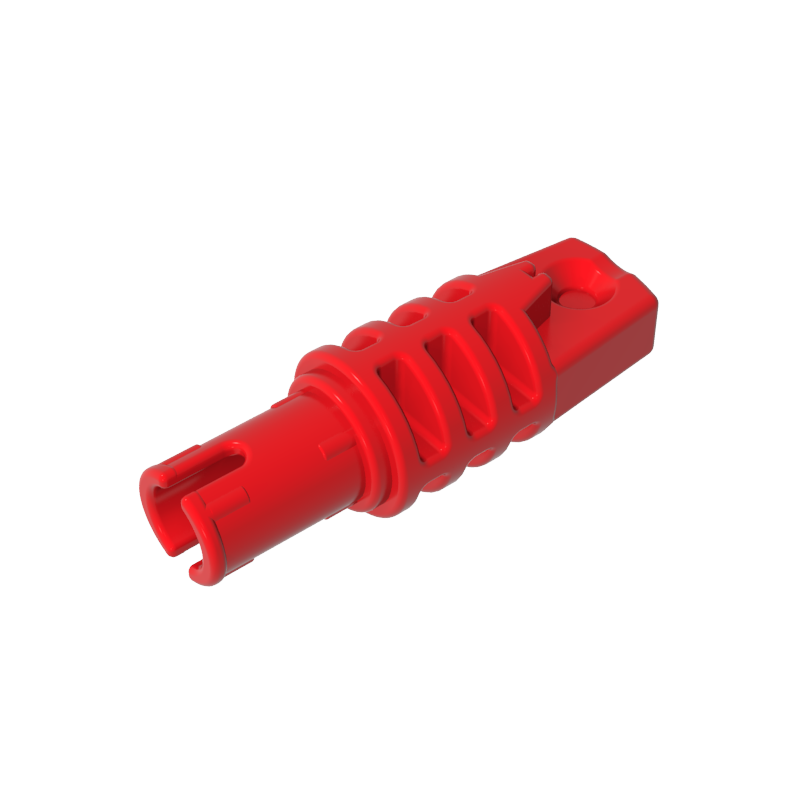 41532 | Hinge Cylinder 1 x 3 Locking with 1 Finger and Pin with Round Hole and Friction Ridges on Ends