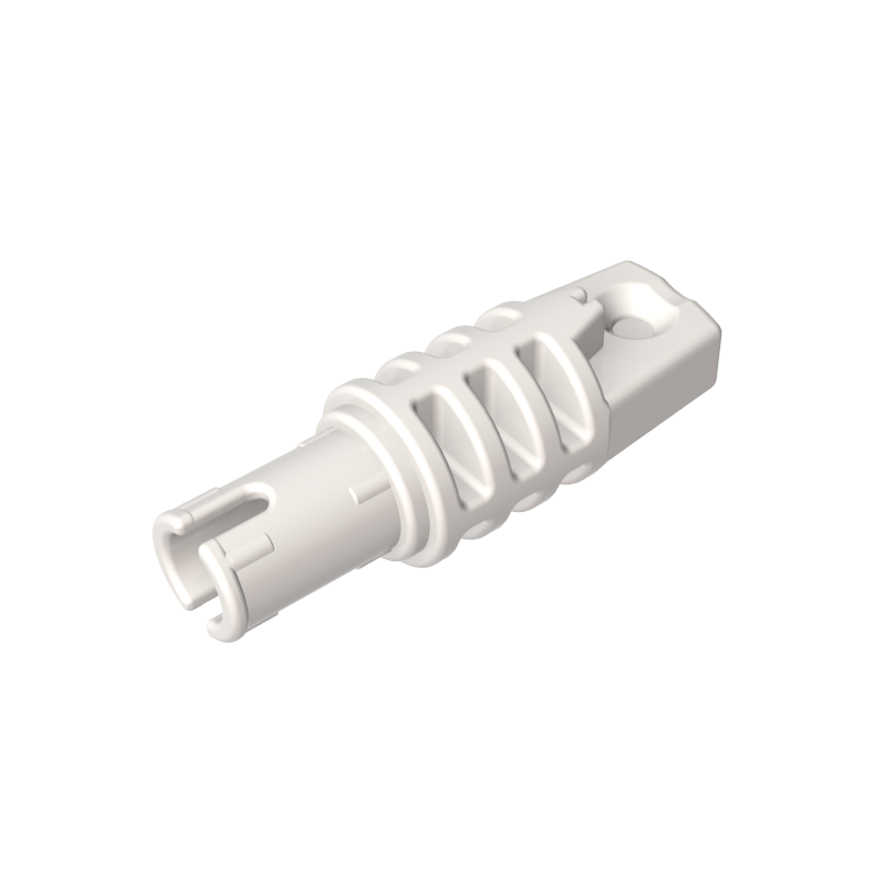 41532 | Hinge Cylinder 1 x 3 Locking with 1 Finger and Pin with Round Hole and Friction Ridges on Ends