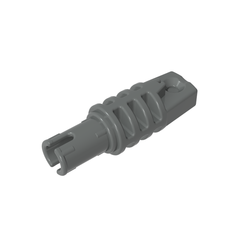 41532 | Hinge Cylinder 1 x 3 Locking with 1 Finger and Pin with Round Hole and Friction Ridges on Ends