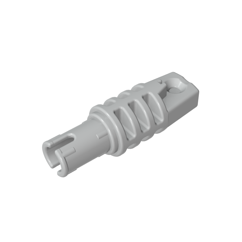 41532 | Hinge Cylinder 1 x 3 Locking with 1 Finger and Pin with Round Hole and Friction Ridges on Ends