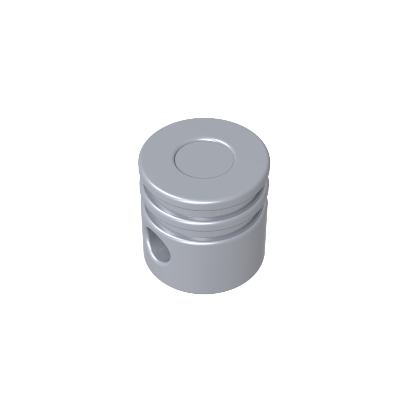 2851 | Technical Engine Piston Round