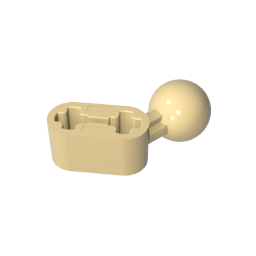 50923 | Technical Beam Modified Ball Joint Angled 1 x 2